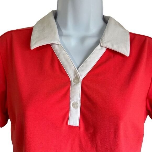 Nike woman raspberry golf polo, shirt, size S.  A517 - Picture 2 of 5